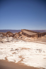 Amphitheatre is beautiful geological formation of Moon Valley