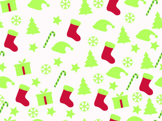 Seamless pattern. Christmas pattern with gift boxes, Christmas t