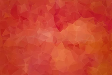Poster Red abstract background consisting of angular © igor_shmel