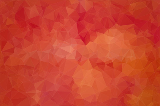 Red abstract background consisting of angular
