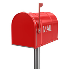 Mailbox. Image with clipping path