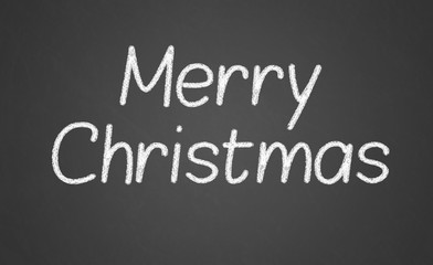 Obraz premium Chalkboard with Merry Christmas message