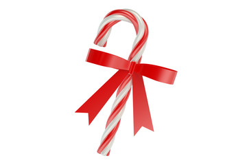 Christmas Candy Cane with bow