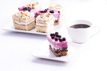 homemade pie with currants