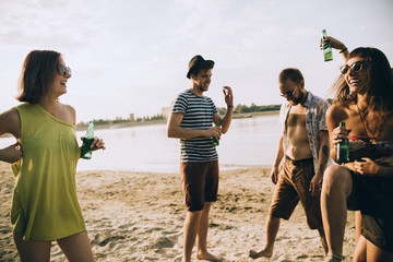 Hipsters At The Beach
