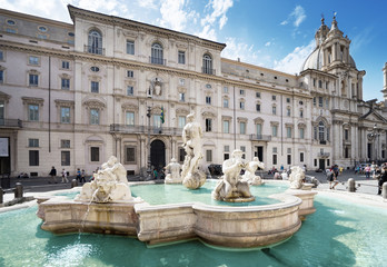Fototapeta premium Piazza Navona, Rzym. Włochy
