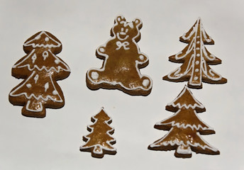 decorated christmas gingerbread