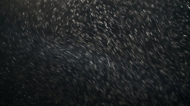 Abstract Macro Vapor Swirl Footage at Night