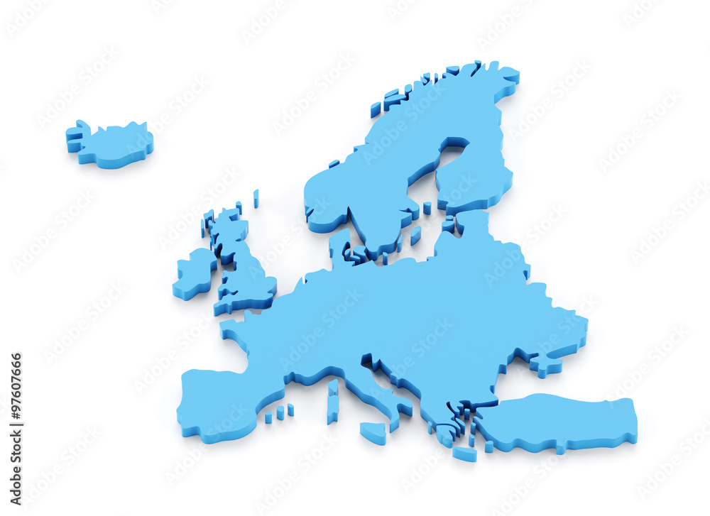 Wall mural Map of Europe