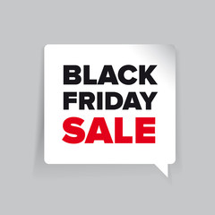 Black Friday Sale vector label