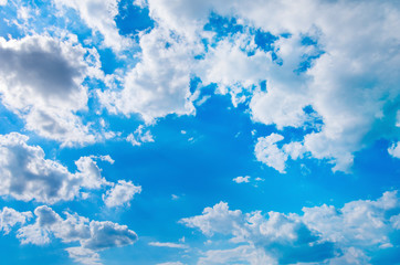 blue sky background with white clouds