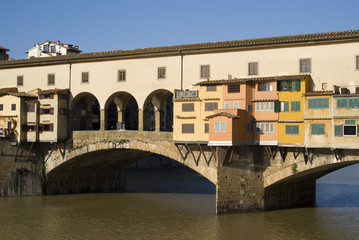 Fototapeta na wymiar Ponte Vecchio, Florence, UNESCO World Heritage Site