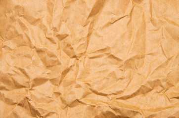 Crumpled paper for background usage
