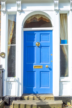 Beautiful blue door in UK 