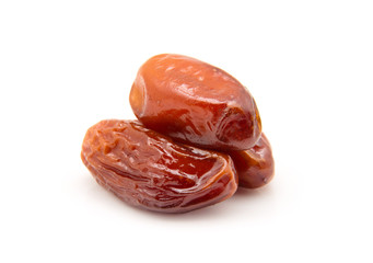 Dates isolated on white background