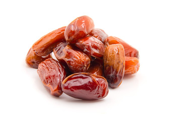 Dates isolated on white background