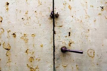 Rusted metal texture closeup photo as a background