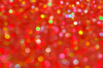 blurred defocused multi color lights