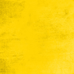 Yellow grunge wall for texture background