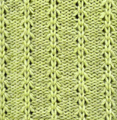 Wool Knitted Pattern. Closeup Fabric Background 