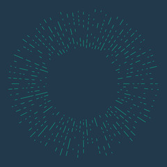 Part of the series. The trendy hand drawn retro sunburst, bursting rays design element.