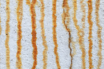 rusty stripe on grunge wall