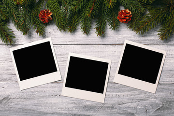 Fototapeta premium Blank photo frames