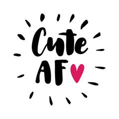 Hand drawn vector lettering. Motivating modern calligraphy