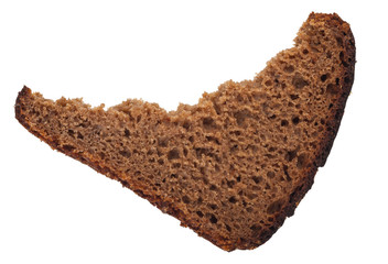 A piece of rye bread