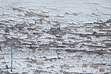 grunge peeling wooden wall detail