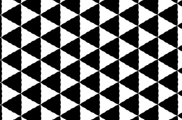 Орнамент с чёрно-белыми геометрическими элементами. 1.43

