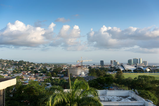 City against cloudy sky at daytime, Trinidad, Trinidad And Tobago