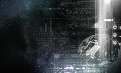 Business digital background