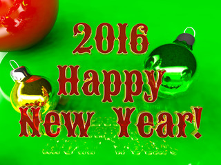 postcard - Happy New Year 2016