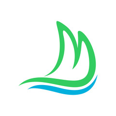 Obraz premium Initial M Mountain Shore