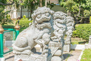 Chinese Lions Statue, Thailand