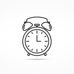 Alarm Clock Line Icon