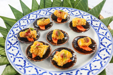 wedding decorations: macaroons, cake, muffins. Birthday party. Celebration.