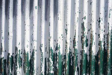 grunge corrugated zinc wall