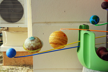 Solar system / A model of solar system, home-made