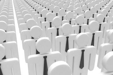 Naklejka premium group of people figures on white background