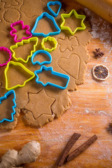 Christmas gingerbread cookies