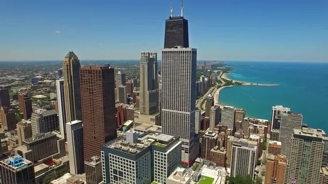 Aerial Illinois Chicago
Aerial video of downtown Chicago during the day. Illinois