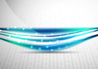 Colorful wave line, abstract background with light and shadow effects