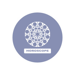 Horoscope zodiac flat icon design concept in vector