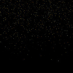 Abstract vector gold dust glitter star wave background