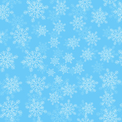 Snowfall vector background