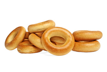 Bagels isolated on a white background