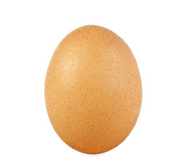 Egg isolated on white background