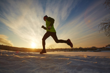 Running in winter